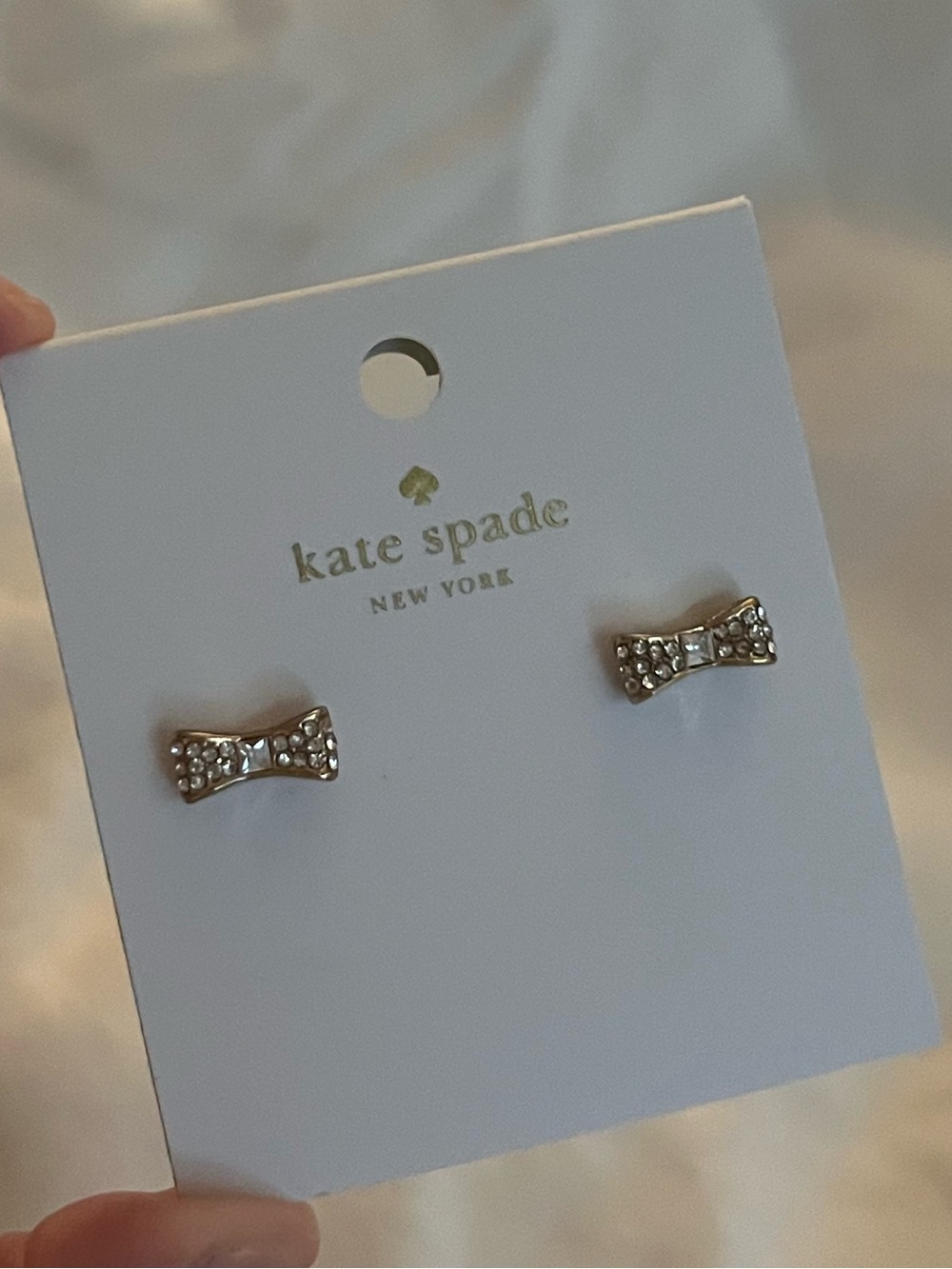 kate spade bow earrings